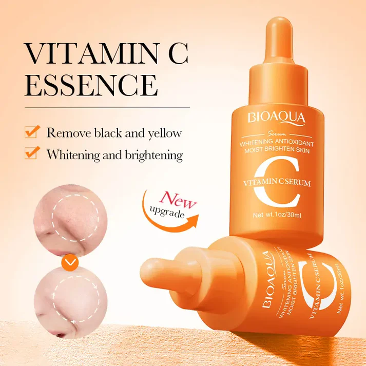 Bioaqua Whitening Antioxidant Vitamin C Face Serum 30ml - Image 2