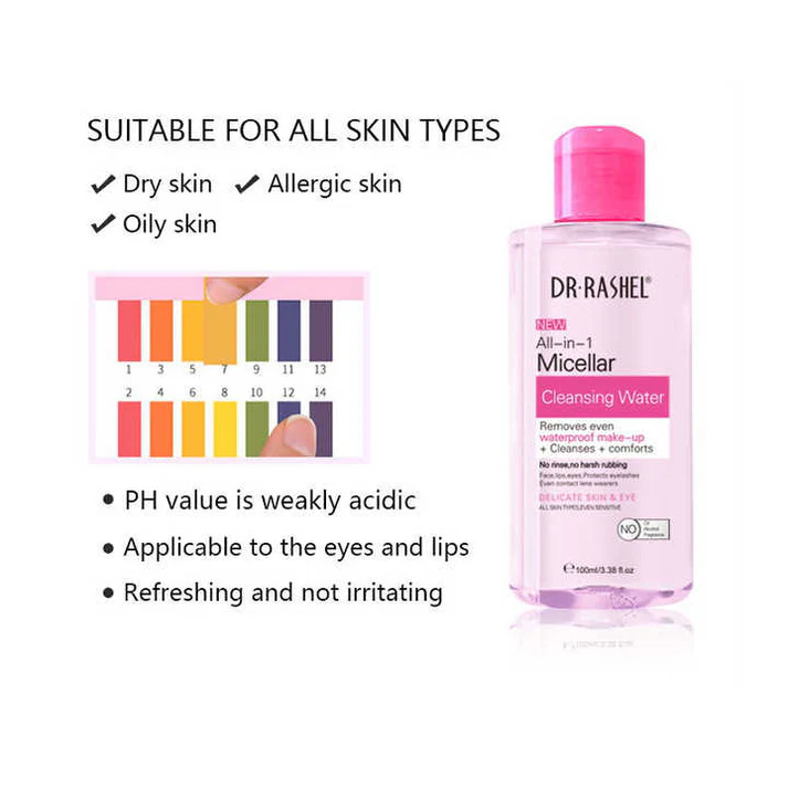 Dr Rashel Micellar Cleansing Makeup Remover Water - Image 4