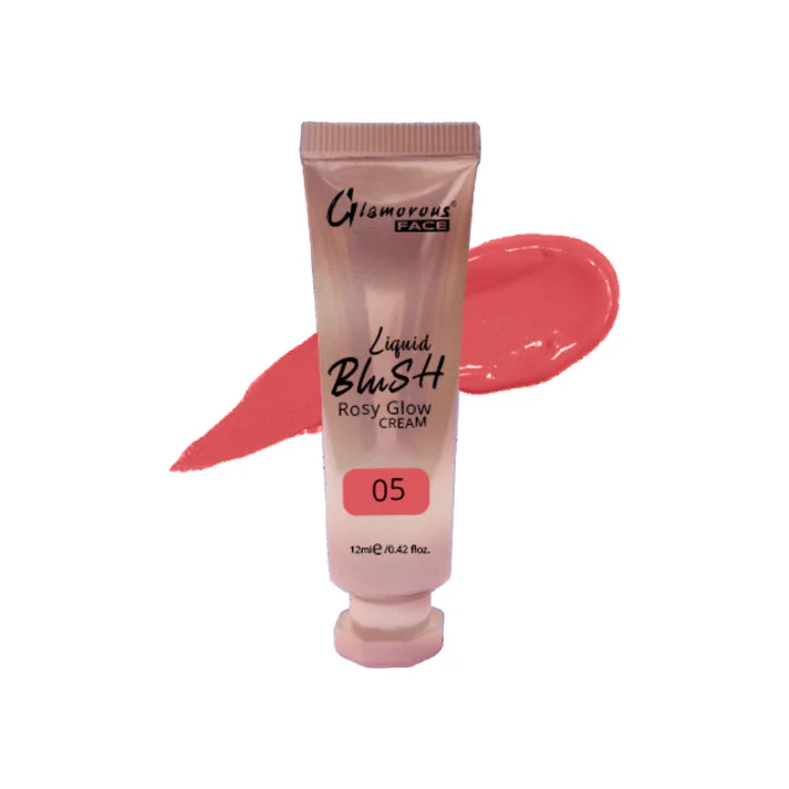 Glamorous Face Rosy Glow Liquid Blush Cream 12ml - Image 4