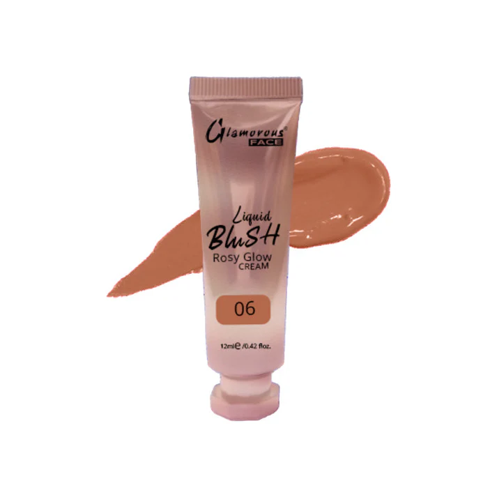 Glamorous Face Rosy Glow Liquid Blush Cream 12ml - Image 3