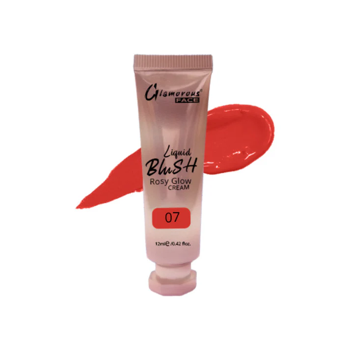 Glamorous Face Rosy Glow Liquid Blush Cream 12ml - Image 2