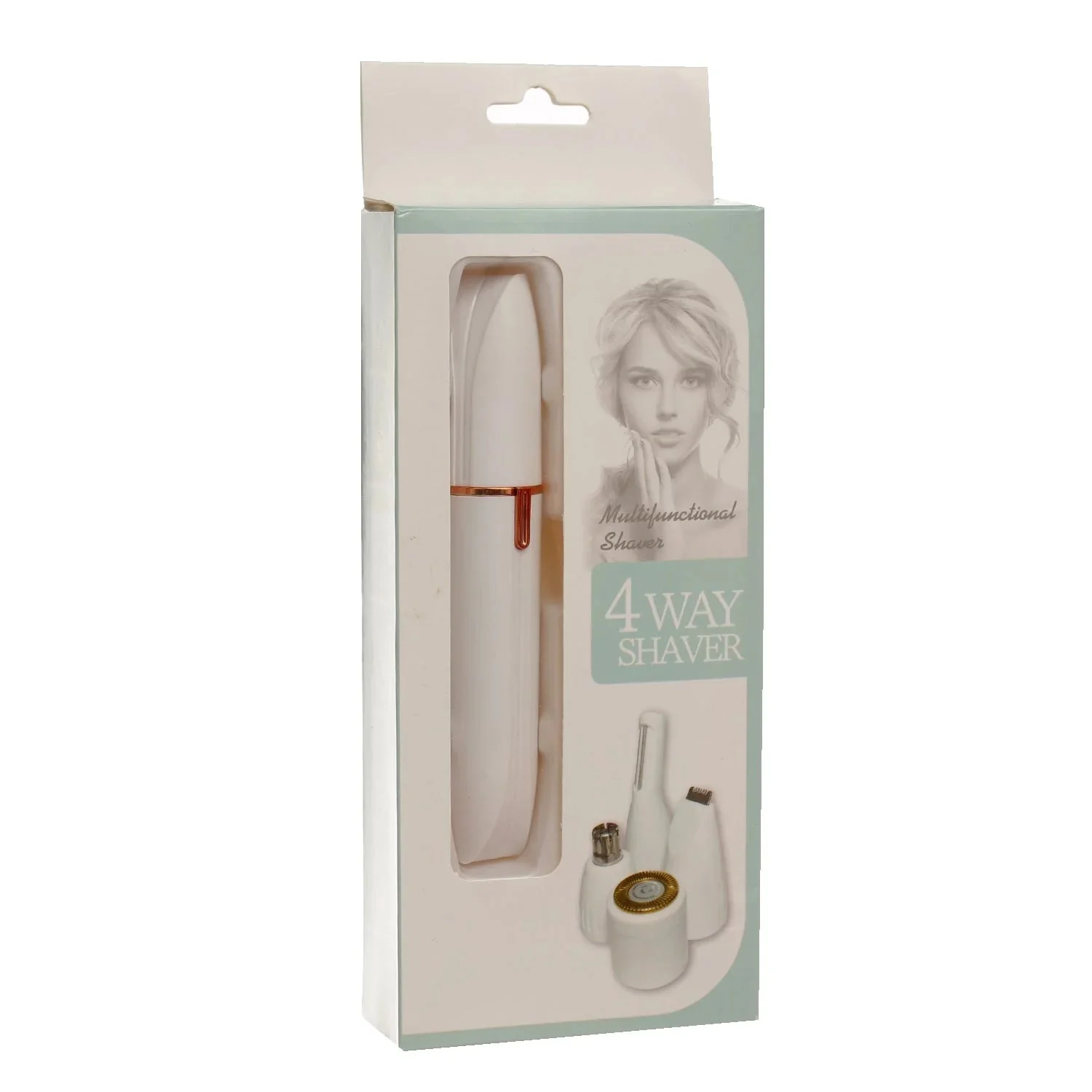 Multifunctional 4 Way Lady Shaver (Rechargable)