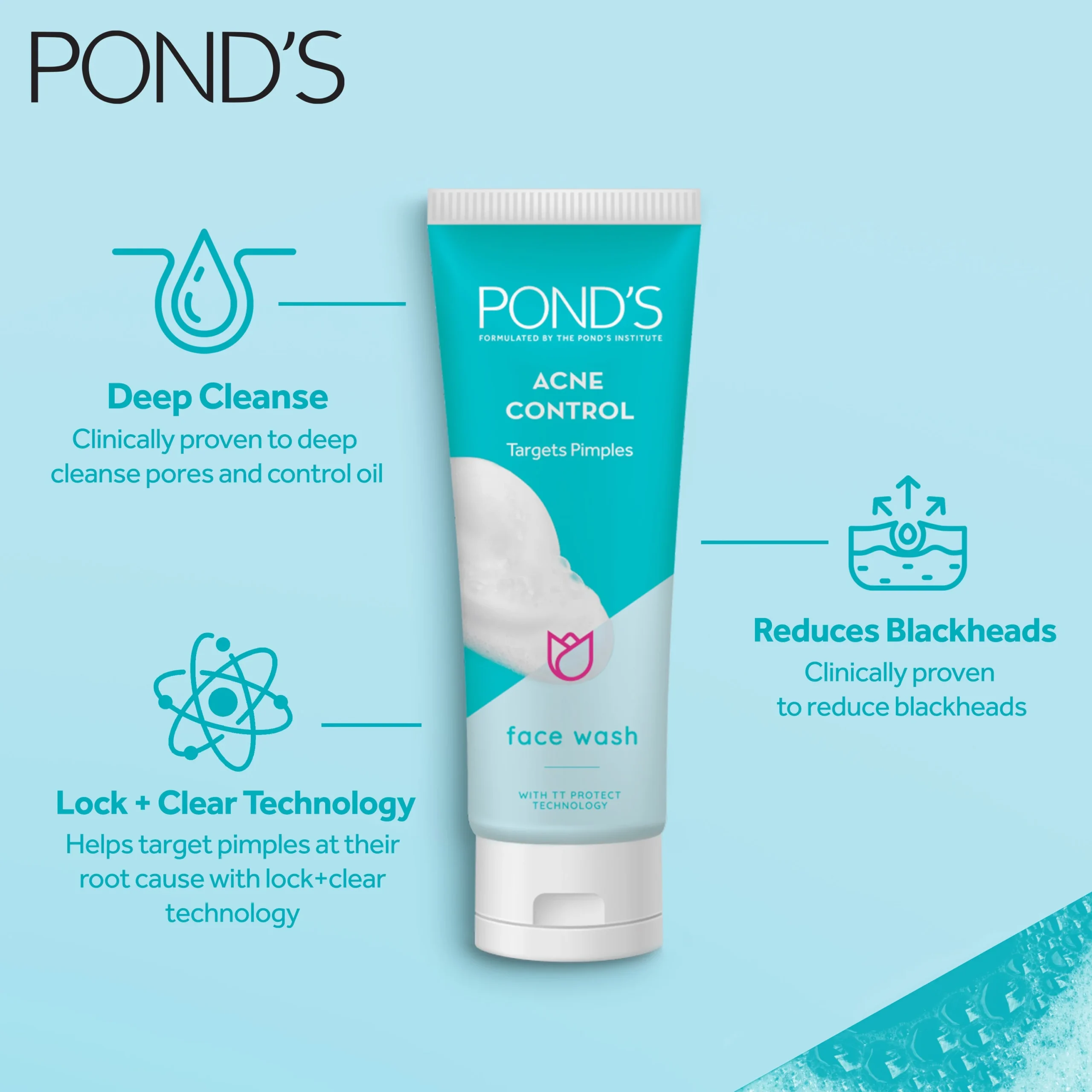 Ponds Acne Control Face Wash - 50G - Image 2