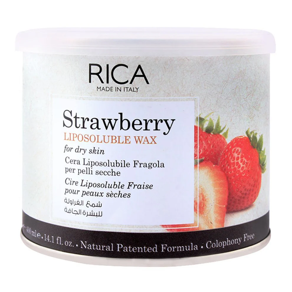 RICA Strawberry Liposoluble Soft Wax for Sensitive Skin - Image 2