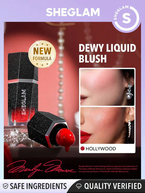 Sheglam - Color Bloom Dewy Liquid Blush - Hollywood - Image 6