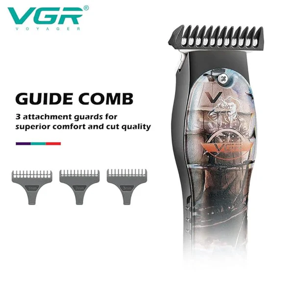 VGR V-953 Professional T-Blade Hair Trimmer for Men - Image 3