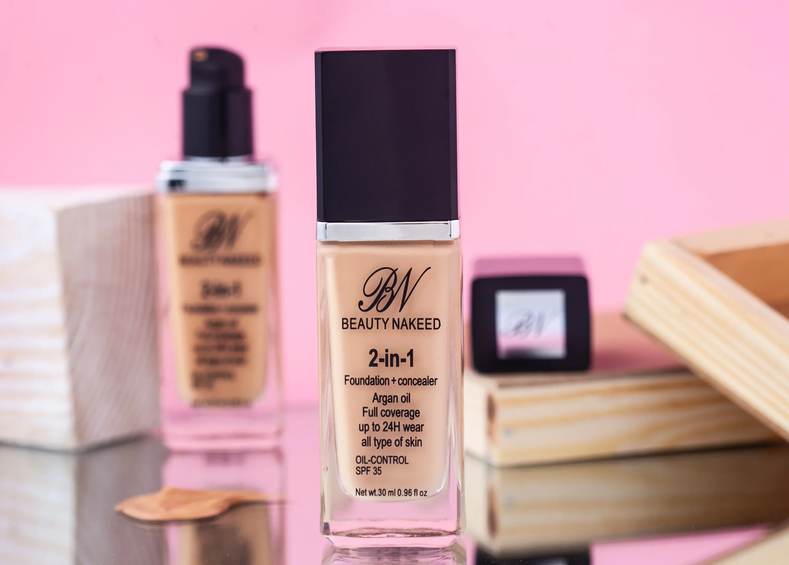 Beauty Naked 2in1 Foundation+Concealer - Image 2