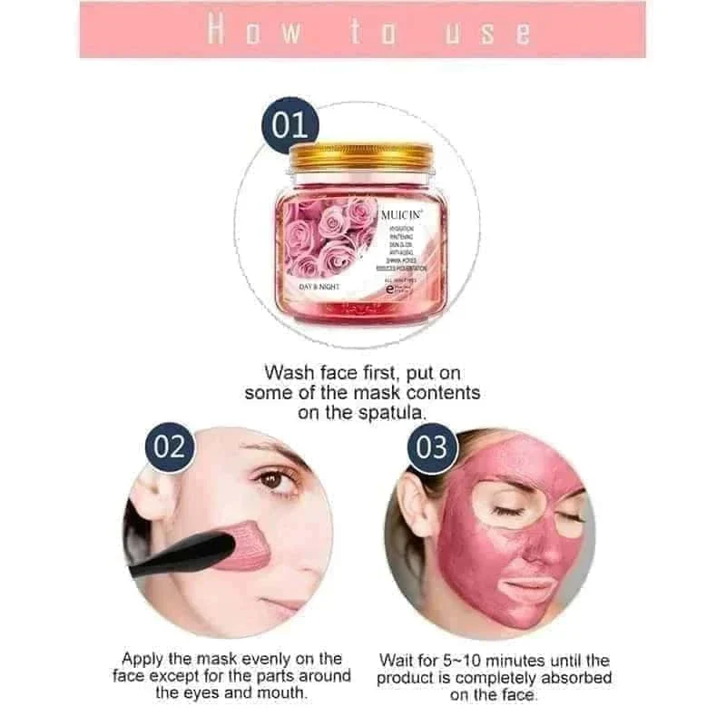 MUICIN Rose Petal Sleeping Mask (280g) - Image 4
