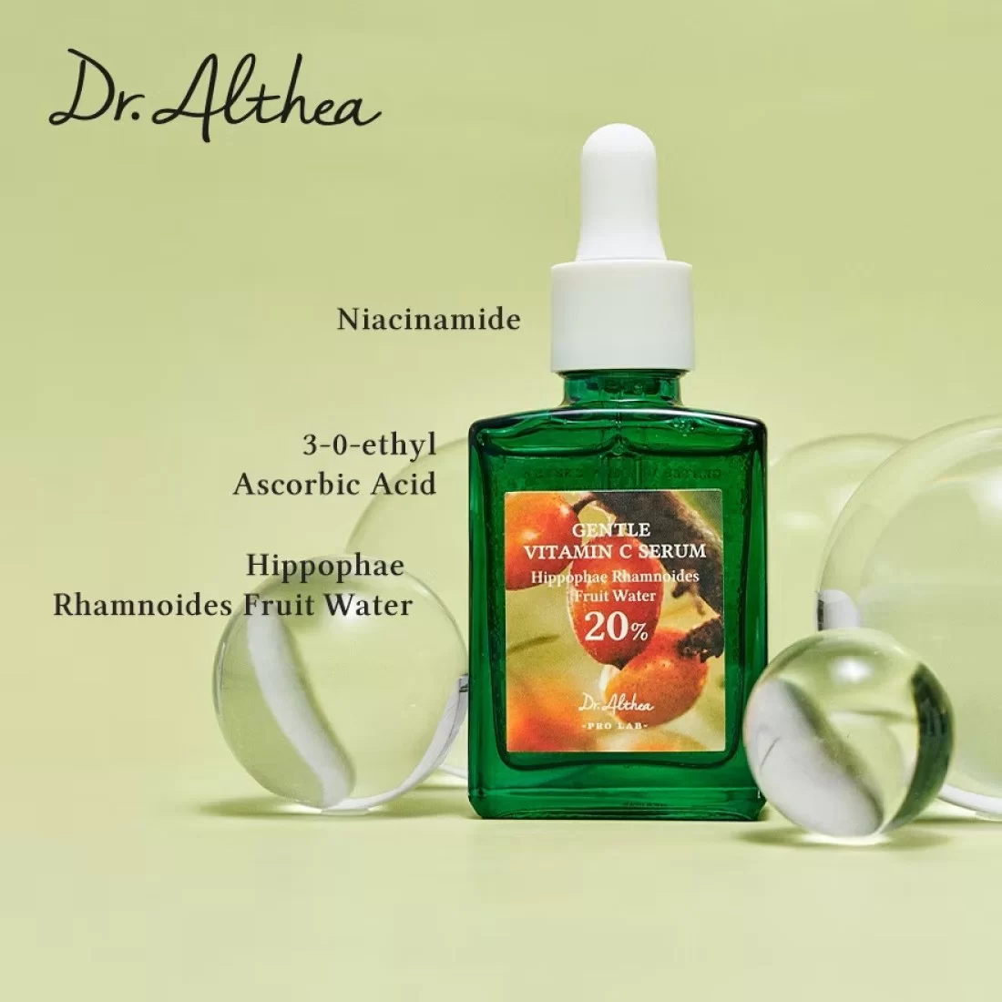 Dr. Althea Gentle Vitamin C Serum (Hippophae Rhamnoides Fruit Water 20%) - Image 3