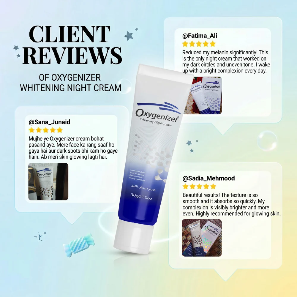 Oxygenizer - Best Skin Whitening Night Cream - Image 3