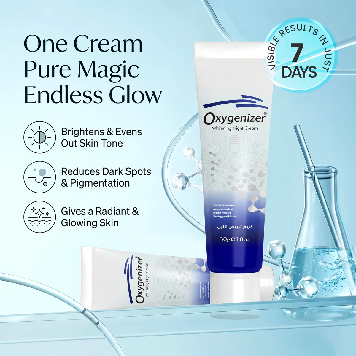 Oxygenizer - Best Skin Whitening Night Cream - Image 4